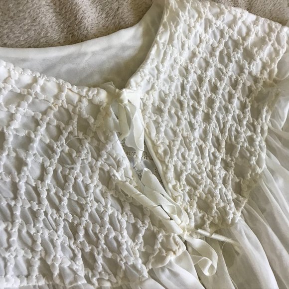 Vintage sheer long sleeved robe - Picture 5 of 6